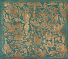 Brocade paper with bird depictions, c. 1790. Creator: Munck, Johann Carl (1750-1794)