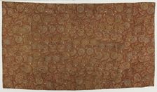 Brocade, silk. A Buddhist monk's robe, patched; kesa ??, Edo period, 1615-1868. Creator: Unknown