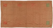 Brocade, silk. A Buddhist monk's robe, patched: Kesa, Edo period, 1615-1868. Creator: Unknown