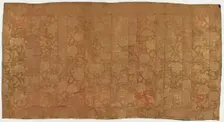 Brocade, silk. A Buddhist monk's robe, patched: Kesa, Edo period, 1615-1868. Creator: Unknown