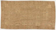 Brocade, silk. A Buddhist monk's robe, patched; kesa, Edo period, 1615-1868. Creator: Unknown