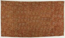 Brocade, silk. A Buddhist monk's robe, patched; kesa ??, Edo period, 1615-1868. Creator: Unknown
