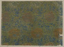 Brocade, silk. A sample, Edo period, 1615-1868. Creator: Unknown