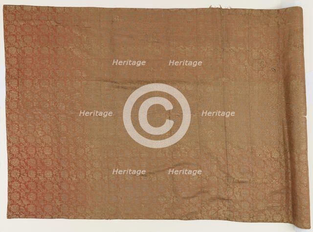 Brocade, silk. A priest's robe, patched: Kesa, Edo period, 1615-1868. Creator: Unknown.