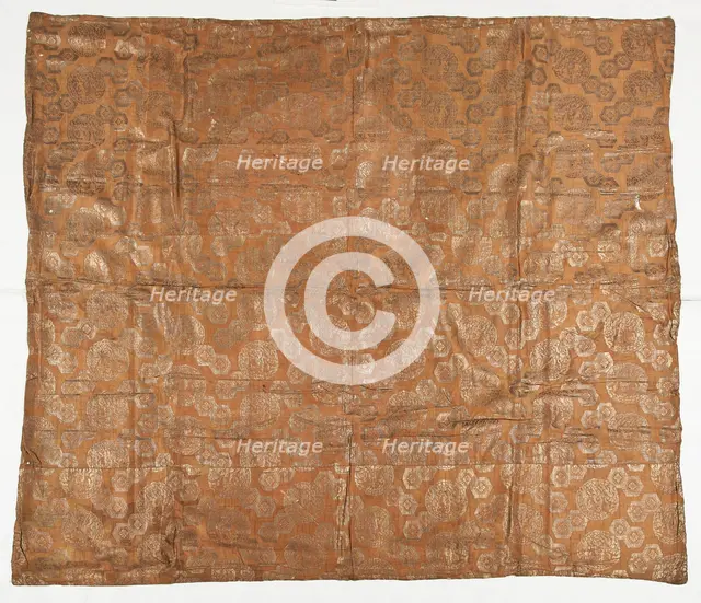 Brocade, silk. Altar cloth, Edo period, 1615-1868. Creator: Unknown.
