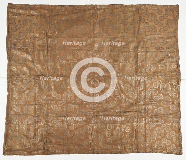 Brocade, silk. Altar cloth, Edo period, 1615-1868. Creator: Unknown.