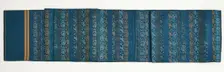 Brocade, silk. An obi, unsewn, Edo period, 1615-1868. Creator: Unknown