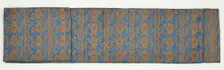 Brocade, silk. An obi, Edo period, 1615-1868. Creator: Unknown