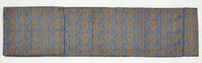 Brocade, silk. An obi, Edo period, 1615-1868. Creator: Unknown