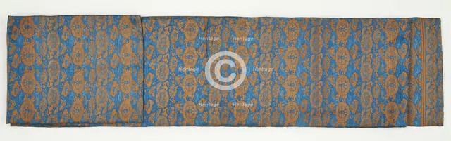 Brocade, silk. An obi, Edo period, 1615-1868. Creator: Unknown.