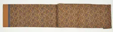 Brocade, silk. An obi, Edo period, 1615-1868. Creator: Unknown
