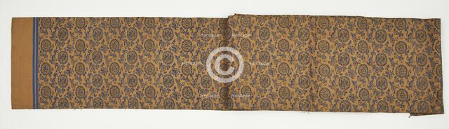Brocade, silk. An obi, Edo period, 1615-1868. Creator: Unknown.