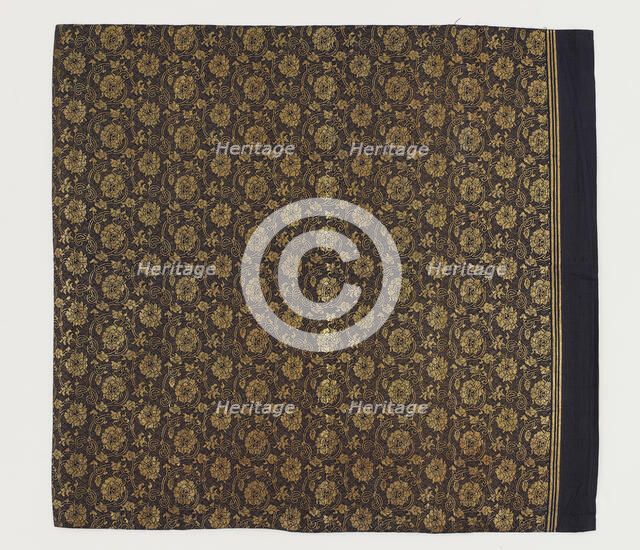 Brocade, silk, Edo period, 1615-1868. Creator: Unknown.
