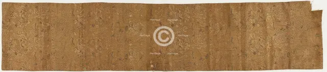 Brocade, silk, Edo period, 1615-1868. Creator: Unknown.