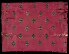 Brocaded Book Cover, 1800s. Creator: Unknown