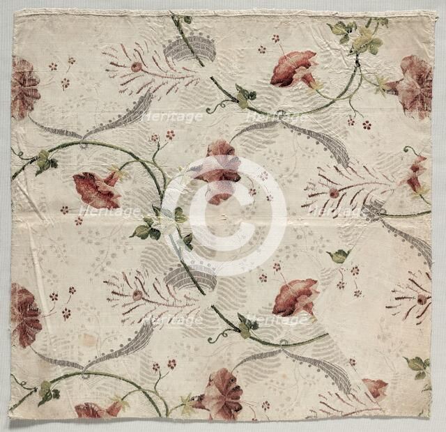 Brocaded Silk, 1723 - 1774. Creator: Unknown.