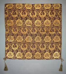 Brocaded Silk, 1800s. Creator: Unknown