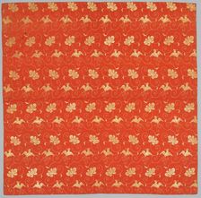 Brocaded Silk, 1800s. Creator: Unknown