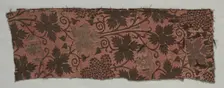 Brocaded Silk Fragment, c. 1360-1390. Creator: Unknown