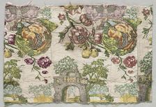 Brocaded Textile, 1700s. Creator: Unknown