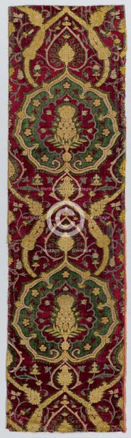 Brocaded Velvet, c. 1500. Creator: Unknown.