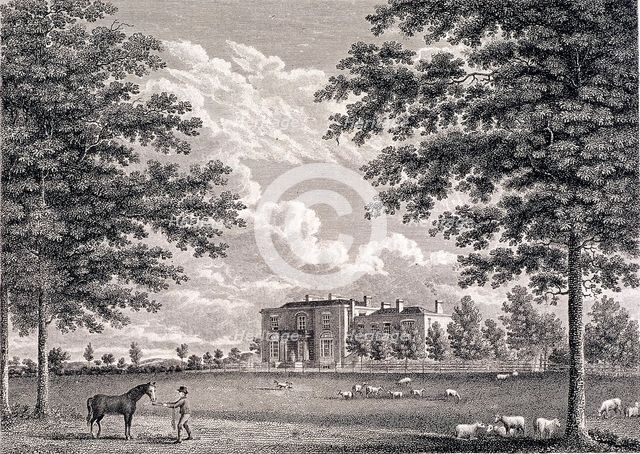 Brockwell Hall, Herne Hill, Lambeth, London, 1820. Artist: Bartholomew Howlett