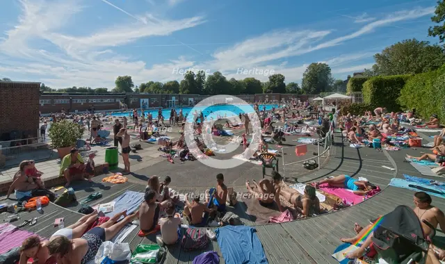 Brockwell Lido, Dulwich Road, Brockwell Park, Lambeth, London, 2012. Creator: Simon Inglis.