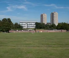 Brockwell Lido, Dulwich Road, Brockwell Park, Lambeth, London, 2012. Creator: Simon Inglis