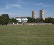 Brockwell Lido, Dulwich Road, Brockwell Park, Lambeth, London, 2012. Creator: Simon Inglis