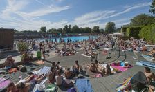 Brockwell Lido, Dulwich Road, Brockwell Park, Lambeth, London, 2012. Creator: Simon Inglis