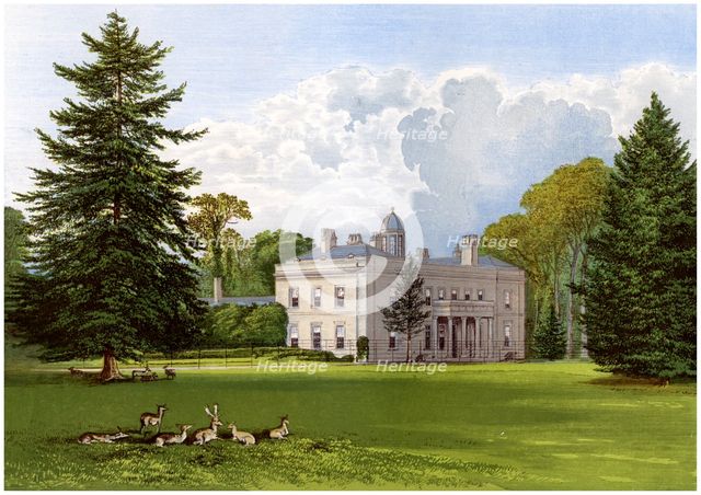 Brockley Hall, Somerset, home of the Smyth-Pigott family, c1880. Artist: Unknown