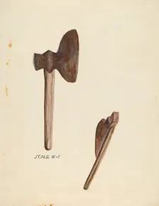 Broad Axe, c. 1941. Creator: Roberta Elvis