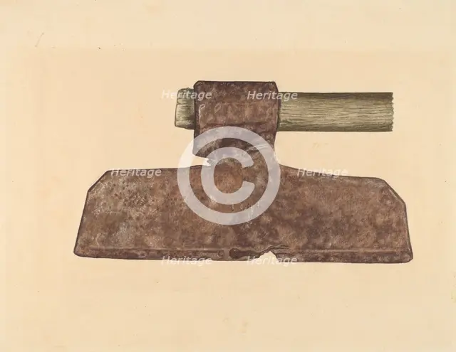 Broad Axe, c. 1939. Creator: Paul Poffinbarger.