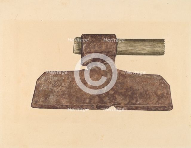 Broad Axe, c. 1939. Creator: Paul Poffinbarger.