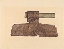 Broad Axe, c. 1939. Creator: Paul Poffinbarger