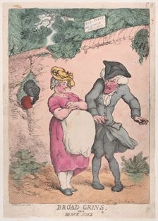 Broad Grins, or a Black Joke, June 4, 1812., June 4, 1812. Creator: Thomas Rowlandson