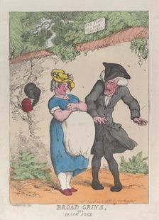 Broad Grins, or a Black Joke, June 4, 1812., June 4, 1812. Creator: Thomas Rowlandson