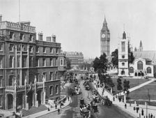 Broad Sanctuary, Westminster, c1910 (1911). Artist: Photochrom Co Ltd of London