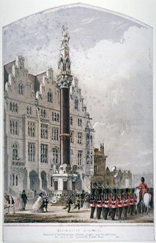 Broad Sanctuary, Westminster, London, c1865. Artist: Robert Dudley