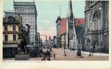 Broad Street north from City Hall, Philadelphia, Pennsylvania, USA, 1905