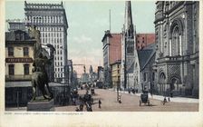 Broad Street north from City Hall, Philadelphia, Pennsylvania, USA, 1905