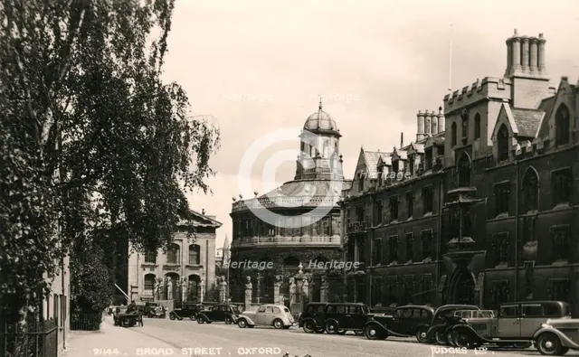 Broad Street, Oxford, 20th Century.Artist: Judges Ltd