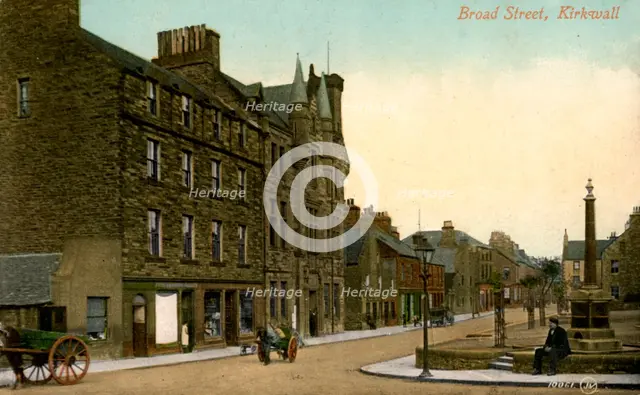 Broad Street, Kirkwall, Orkney, Scotland, 20th century. Artist: Unknown