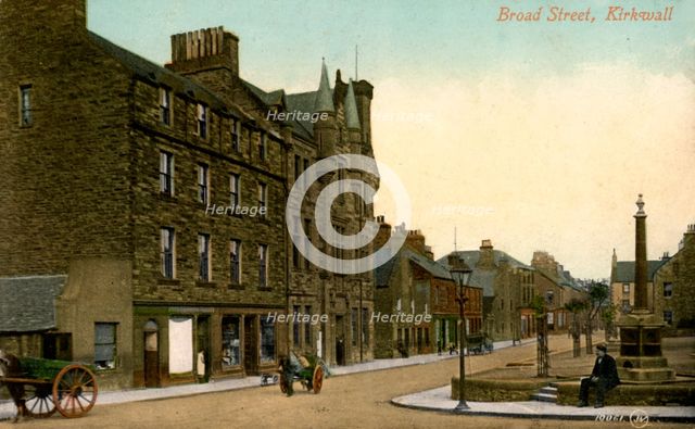 Broad Street, Kirkwall, Orkney, Scotland, 20th century. Artist: Unknown