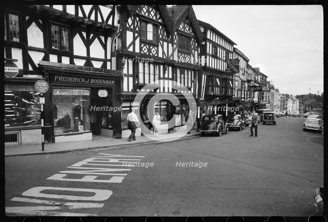 Broad Street, Ludlow, Shropshire, c1955-c1980. Creator: Ursula Clark.