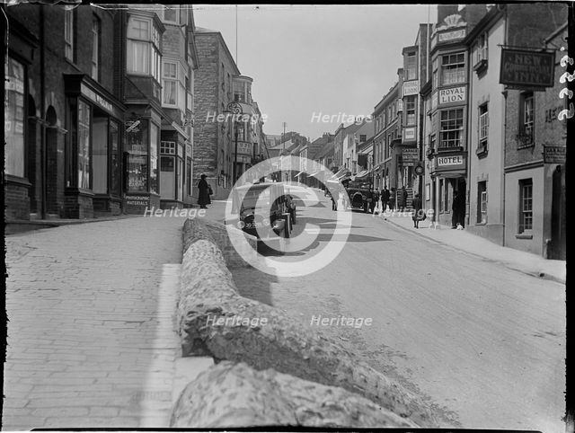 Broad Street, Lyme Regis, West Dorset, Dorset, 1925. Creator: Katherine Jean Macfee.