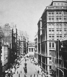 Broad Street, looking towards Wall Street, New York City, USA, 1893. Creator: Unknown