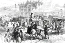 Broad-Street, Philadelphia, from a sketch by one of our special artists, 1876. Creator: C.R.