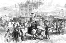 Broad-Street, Philadelphia, from a sketch by one of our special artists, 1876. Creator: C.R.