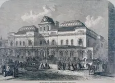 Broad Street Station, Liverpool Street, London, 1865. Artist: Anon